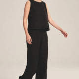 Lola Linen Pant - Black