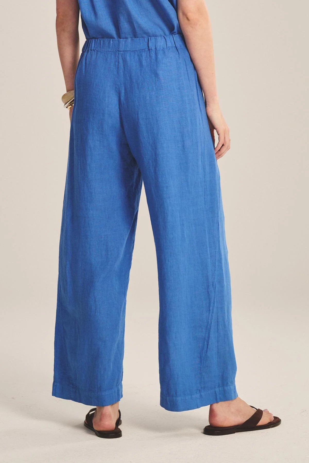 Lola Linen Pant - Bluejay