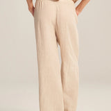 Lola Linen Pant - Sand Castle