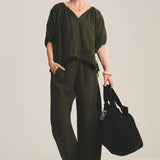 Cosette Linen Top - Tootsie
