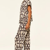 Rita Pant - Abstract Geo Crepe