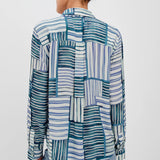 Josephine Shirt - Marine Mixed Stripe