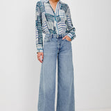 Josephine Shirt - Marine Mixed Stripe