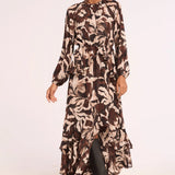 Sanaz Dress - Chocolate Swirl