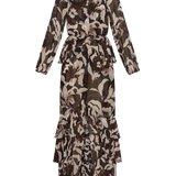Sanaz Dress - Chocolate Swirl