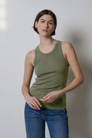 Cruz Modal Rib Tank - Army