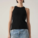 Cruz Modal Rib Tank- Black