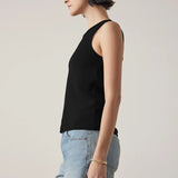 Cruz Modal Rib Tank- Black