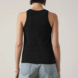 Cruz Modal Rib Tank- Black