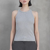 Cruz Modal Rib Tank- Heather Grey
