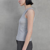 Cruz Modal Rib Tank- Heather Grey