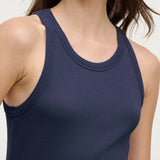 Cruz Modal Rib Tank - Navy