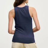 Cruz Modal Rib Tank - Navy