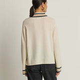 Tommie Mock Neck Sweater - Snowflake