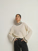 Tommie Mock Neck Sweater - Snowflake