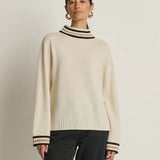 Tommie Mock Neck Sweater - Snowflake
