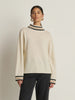 Tommie Mock Neck Sweater - Snowflake