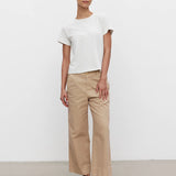 Sabine Cotton Canvas Pant - Putty