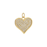 Pave Heart Charm