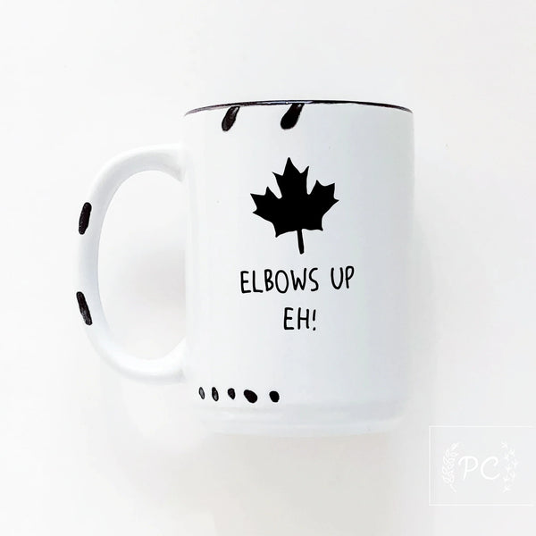 Elbows Up Eh Mug
