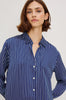 Dorian Silk Shirt - Twilight Stripe