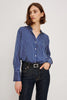 Dorian Silk Shirt - Twilight Stripe