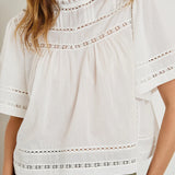 Daisy Top - White