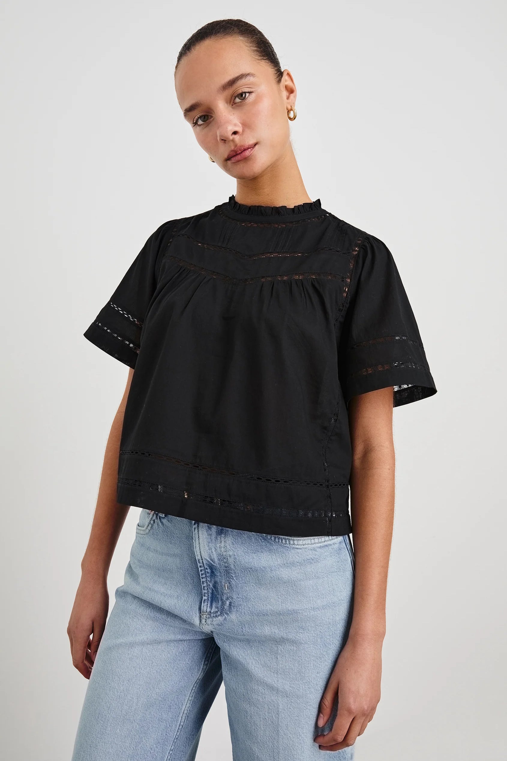 Daisy Shirt- Black