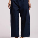 Allegra Poplin Pant - Navy