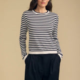 Roxy Lux Cotton Cashmere Top - Navy