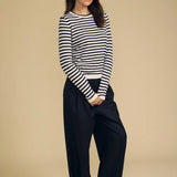 Roxy Lux Cotton Cashmere Top - Navy