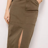 Triple Threat Skirt - Burnt Olive