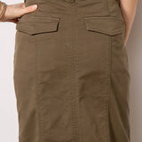 Triple Threat Skirt - Burnt Olive