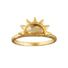 Sunrise Citrine Ring