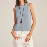 Seretta Sweater Tank - Steam