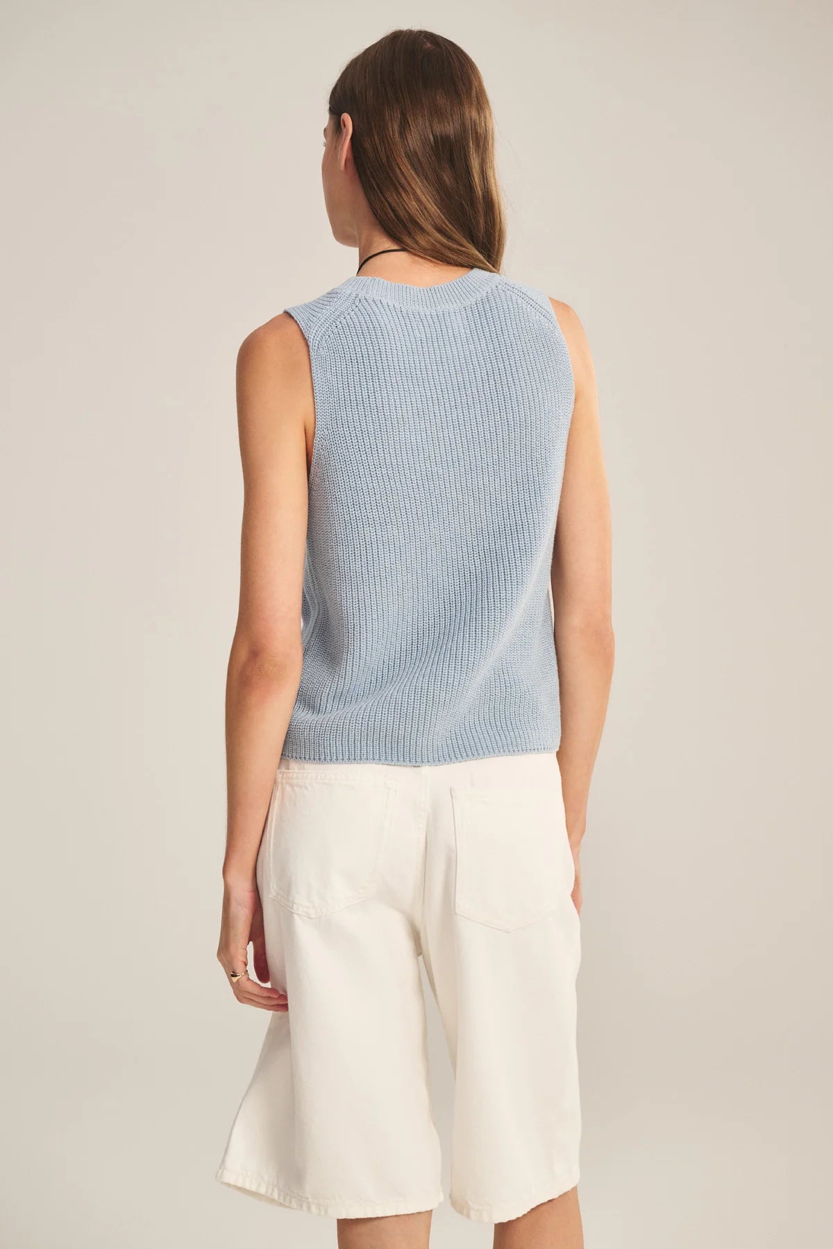 Seretta Sweater Tank - Steam