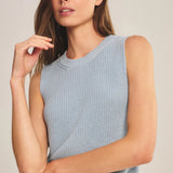 Seretta Sweater Tank - Steam