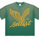 Hawk Tee - Green/Yellow