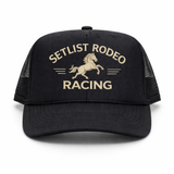 Racing Trucker Hat - Black/Beige