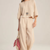 Lola Linen Pant - Sand Castle