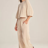 Lola Linen Pant - Sand Castle
