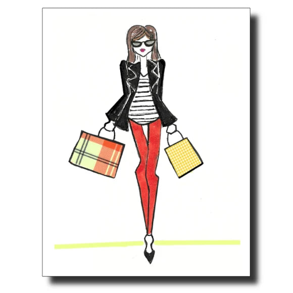 Assorted Blank Girl Cards- Box of 6