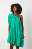 Trish One Shoulder Dress - Dragon