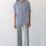 Pop Shirt - Navy Stripe