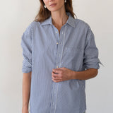 Pop Shirt - Navy Stripe