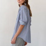 Pop Shirt - Navy Stripe