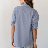 Pop Shirt - Navy Stripe