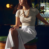 Leena Skirt - White