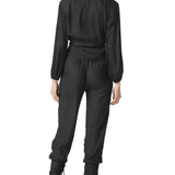 Margot Pants- Black Dot Jacquard