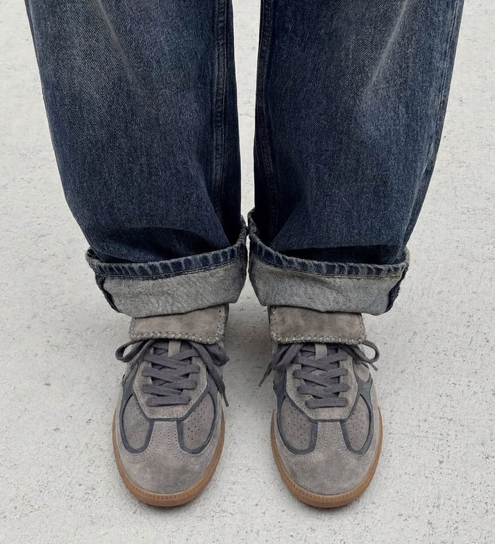 TB. 490 Club Suede Leather Sneakers - Dark Grey